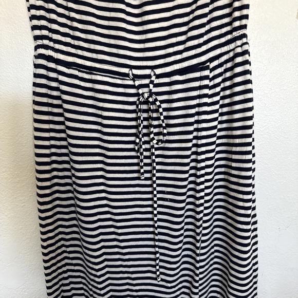 CAbi 5105 Boat Striped Maxi dress, blue/white Sz Small, nautical, coastal - Picture 3 of 10